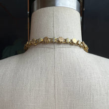 Load image into Gallery viewer, c. 1880s Gold Filled Daisy Book Chain