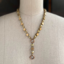 Load image into Gallery viewer, c. 1880s Gold Filled Daisy Book Chain