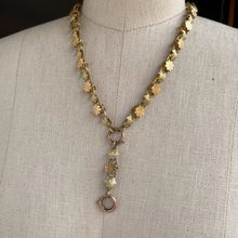 Load image into Gallery viewer, c. 1880s Gold Filled Daisy Book Chain