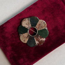 Load image into Gallery viewer, 19th c. Sterling Silver Scottish Agate Brooch