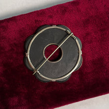 Load image into Gallery viewer, 19th c. Sterling Silver Scottish Agate Brooch
