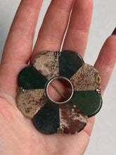 Load image into Gallery viewer, 19th c. Sterling Silver Scottish Agate Brooch