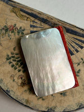 Load image into Gallery viewer, c. 1850s-1860s French Mother of Pearl Aide-Memoire
