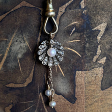 Load image into Gallery viewer, c. 1890s-1900s 18k Gold + Diamond Shell Pendant