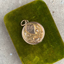 Load image into Gallery viewer, c. 1900s Witch's Heart Art Nouveau Locket