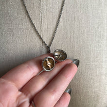Load image into Gallery viewer, c. 1910s Pink Guilloche Enamel Vinaigrette Necklace
