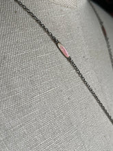 Load image into Gallery viewer, c. 1910s Pink Guilloche Enamel Vinaigrette Necklace