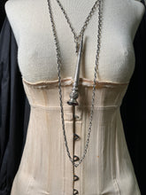 Load image into Gallery viewer, 19th c. Silver Muff / Long Guard Chain
