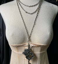 Load image into Gallery viewer, 19th c. Silver Muff / Long Guard Chain