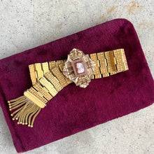 Load image into Gallery viewer, c. 1880s Book Chain Cameo Bracelet