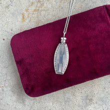 Load image into Gallery viewer, Art Deco Sterling Silver Perfume Bottle Necklace | 20" Chain