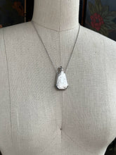 Load image into Gallery viewer, Art Deco Sterling Silver Perfume Bottle Necklace | 18" Chain