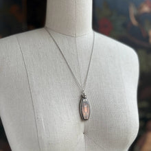Load image into Gallery viewer, Art Deco Sterling Silver Perfume Bottle Necklace | 20" Chain