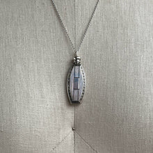 Load image into Gallery viewer, Art Deco Sterling Silver Perfume Bottle Necklace | 20" Chain