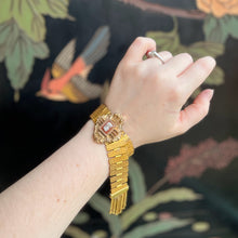 Load image into Gallery viewer, c. 1880s Book Chain Cameo Bracelet