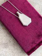 Load image into Gallery viewer, Art Deco Sterling Silver Perfume Bottle Necklace | 18" Chain