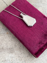 Load image into Gallery viewer, Art Deco Sterling Silver Perfume Bottle Necklace | 18" Chain