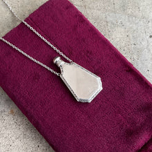 Load image into Gallery viewer, Art Deco Sterling Silver Perfume Bottle Necklace | 18" Chain