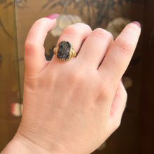 Load image into Gallery viewer, c. 1910s-1920s 14k Gold Petrified Wood Ring