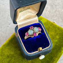 Load image into Gallery viewer, c. 1930s-1940s 14k Gold Cat's Eye Ruby Ring