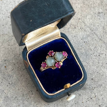 Load image into Gallery viewer, c. 1930s-1940s 14k Gold Cat's Eye Ruby Ring