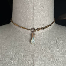 Load image into Gallery viewer, 19th c. Mano Cornuto Mother of Pearl Pendant