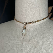 Load image into Gallery viewer, 19th c. Mano Cornuto Mother of Pearl Pendant