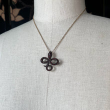 Load image into Gallery viewer, c. 1890s-1900s Garnet Snake Brooch