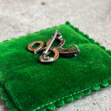 Load image into Gallery viewer, c. 1890s-1900s Garnet Snake Brooch