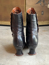 Load image into Gallery viewer, c. 1910s Studded Leather Cutout Boots