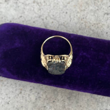 Load image into Gallery viewer, c. 1910s-1920s 14k Gold Petrified Wood Ring