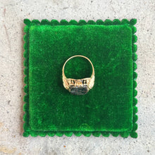 Load image into Gallery viewer, c. 1910s-1920s 14k Gold Petrified Wood Ring