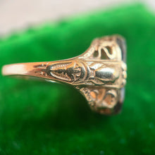 Load image into Gallery viewer, c. 1910s-1920s 14k Gold Petrified Wood Ring