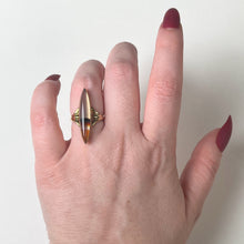 Load image into Gallery viewer, Late 19th c. 10-12k Gold Agate Ring | Sz 6