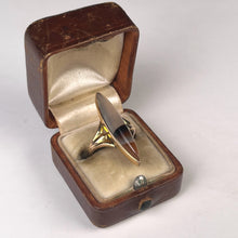 Load image into Gallery viewer, Late 19th c. 10-12k Gold Agate Ring | Sz 6