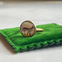 Load image into Gallery viewer, 14k Gold Essex Crystal Dog Conversion Ring