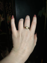 Load image into Gallery viewer, 1875 'In Memory Of' 18k Gold Mourning Ring 'AG'