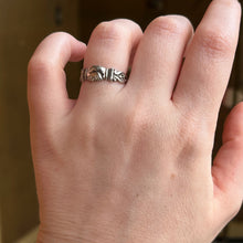 Load image into Gallery viewer, 1880s Sterling Silver Fede Ring | Hallmarked 1884