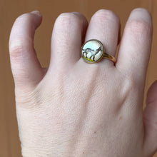 Load image into Gallery viewer, 14k Gold Essex Crystal Dog Conversion Ring