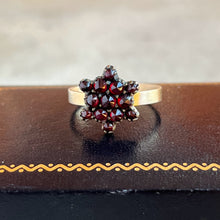 Load image into Gallery viewer, Late 19th c. 10k Gold Garnet Star Conversion Ring