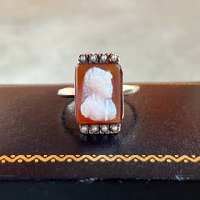 Load image into Gallery viewer, c. 1880s-1890s 10k Gold Cameo Ring