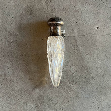 Load image into Gallery viewer, Late 19th-Early 20th c. Cut Crystal Chatelaine Perfume Bottle