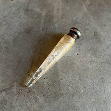 Load image into Gallery viewer, 1901 Sterling + Painted Glass Perfume Bottle