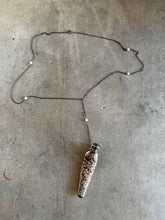 Load image into Gallery viewer, c. 1910s Sterling Silver Perfume Bottle Necklace