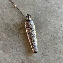 Load image into Gallery viewer, c. 1910s Sterling Silver Perfume Bottle Necklace