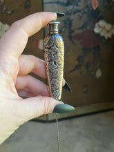Load image into Gallery viewer, c. 1910s Sterling Silver Perfume Bottle Necklace