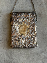 Load image into Gallery viewer, c. 1900s Sterling Silver Chatelaine Card Case