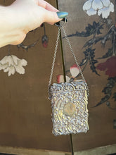 Load image into Gallery viewer, c. 1900s Sterling Silver Chatelaine Card Case
