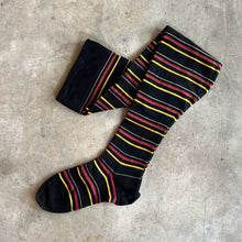 Load image into Gallery viewer, Late 19th-Early 20th c. Striped Cotton Stockings