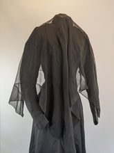 Load image into Gallery viewer, 1900s Crape Mourning Veil